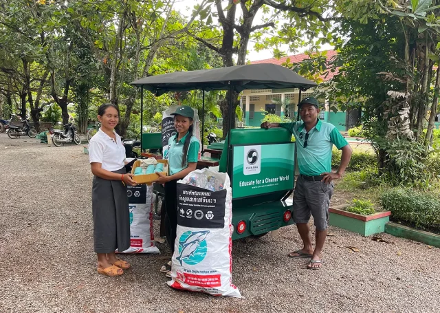 Soap in return for plastic waste Donate to our environmental projects